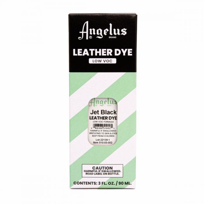 Angelus Jet Black Low VOC Leather Dye 88ml