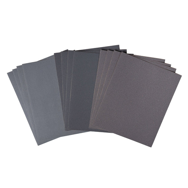 Angelus ca 11x14cm Multi-Purpose Wet Sandpaper - 12 Sheets