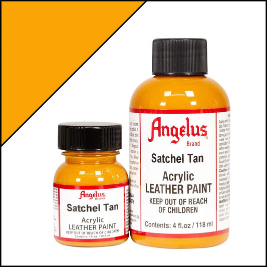 Angelus Pintura para Cuero Satchel Tan