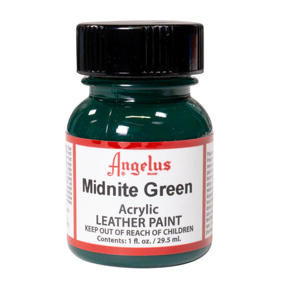 Angelus Pintura para Cuero Verde Medianoche