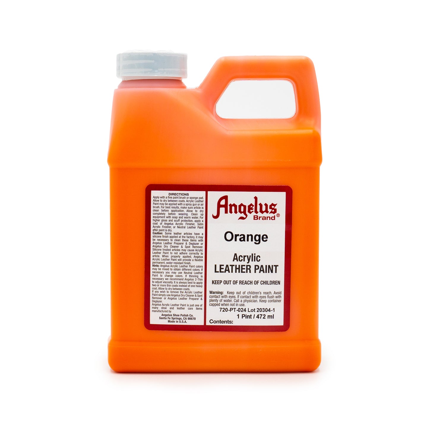 Angelus Pintura para Cuero Naranja