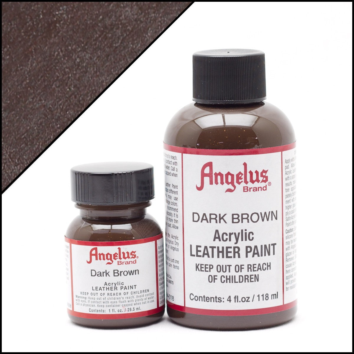 Angelus Pintura para Cuero Marron Oscuro