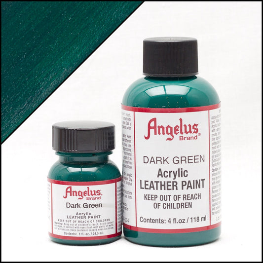 Angelus Pintura para Cuero Verde Oscuro