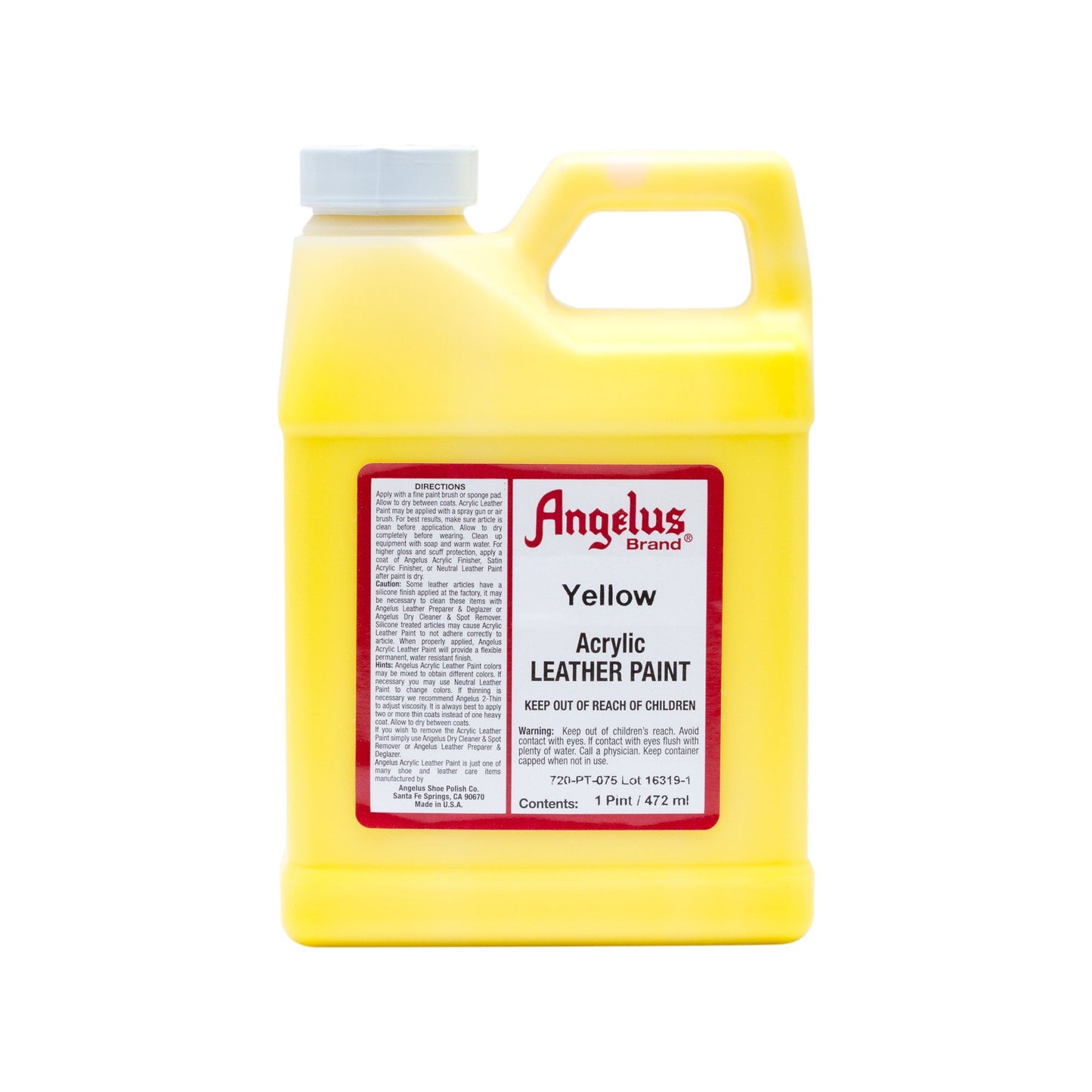 Angelus Pintura para Cuero Amarillo