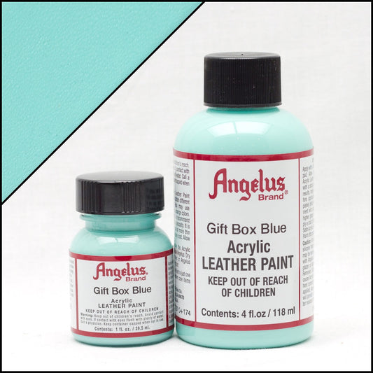 Angelus Pintura para Cuero Gift Box Azul