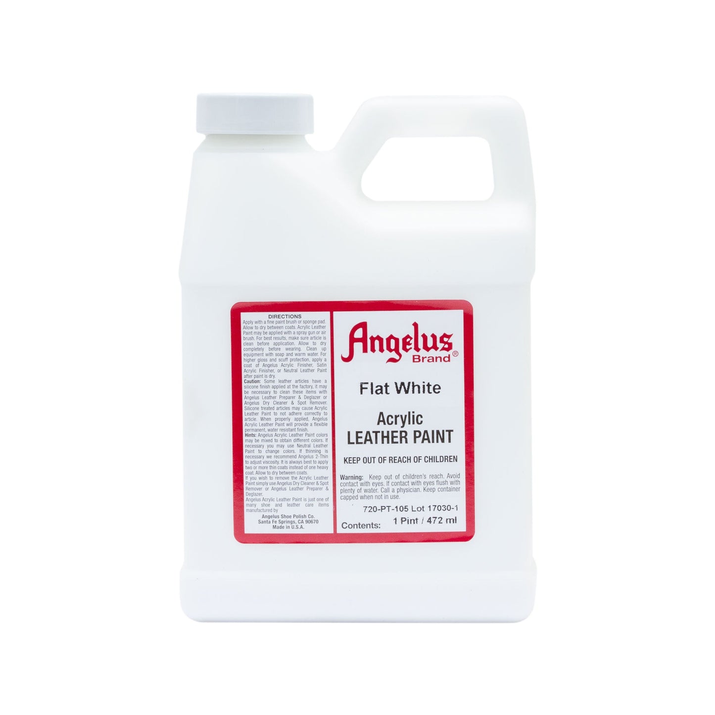 Pintura para Cuero Angelus Blanca Mate