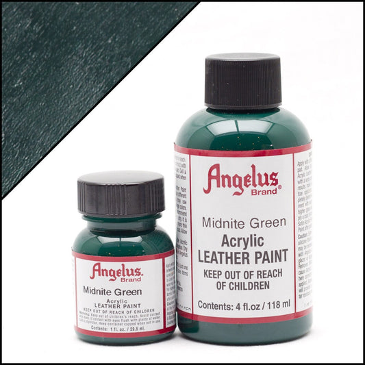 Angelus Pintura para Cuero Verde Medianoche
